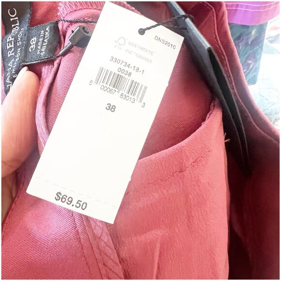 Banana Republic Men’s Emerson Short Salmon Pink NWT Size 38 Preppy Golf - Picture 5 of 10